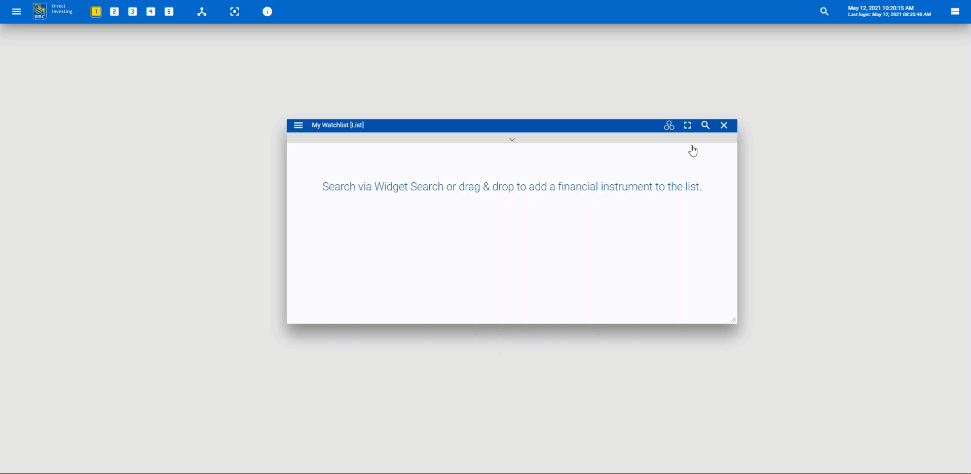 Adding security to a watchlist.